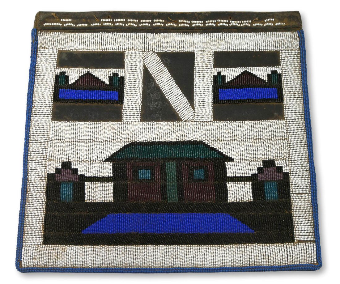 Antique Beaded Panel from the Ndebele Peoples #4 (1 of 3)