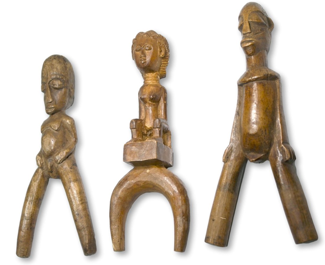 Three Old West African Slingshots Ex Gould Collection (1 of 6)