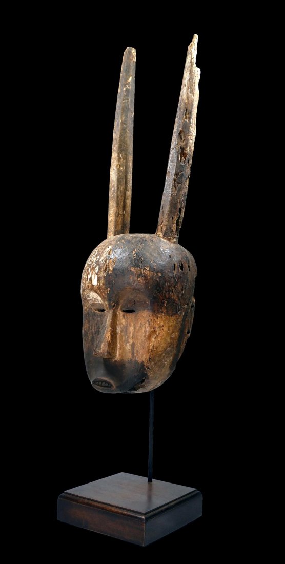 A Fang Horned Dance Mask Ex Banks Collection (1 of 10)