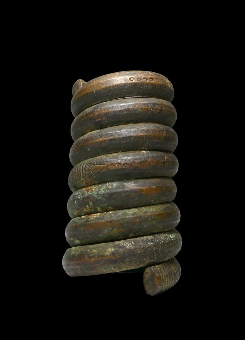 Old Igbo Incised Currency Coil (1 of 1)