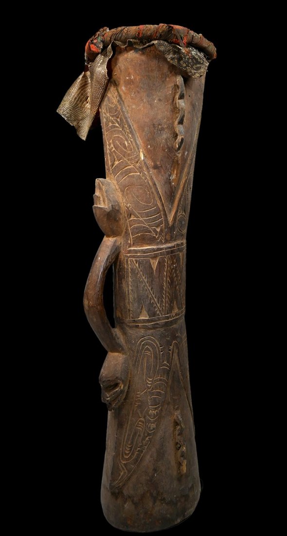 A Lower Sepik or Ramu River Drum (1 of 6)