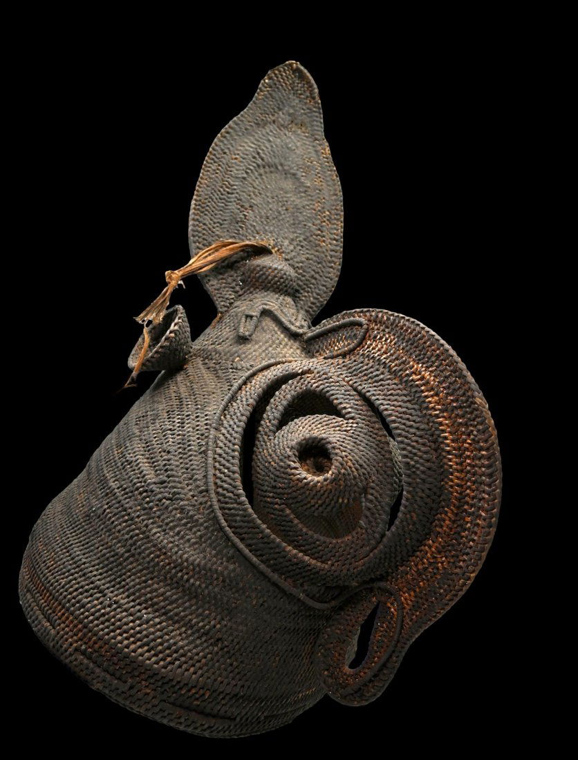 Abelam Baba Tagwa Woven Mask Ex Cunningham Collection (1 of 5)