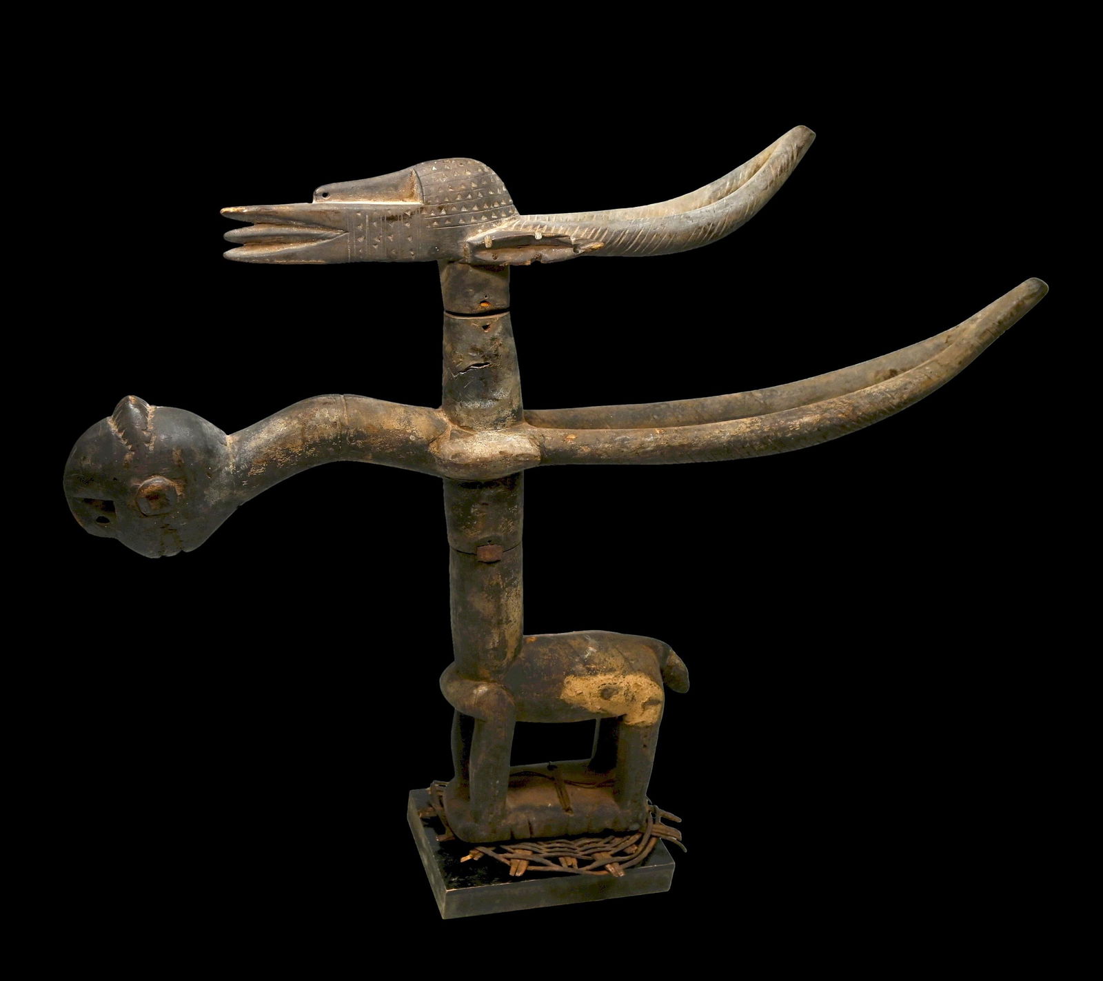 Abstract Bamana Chiwara Headdress Ex Thompson collection (1 of 10)