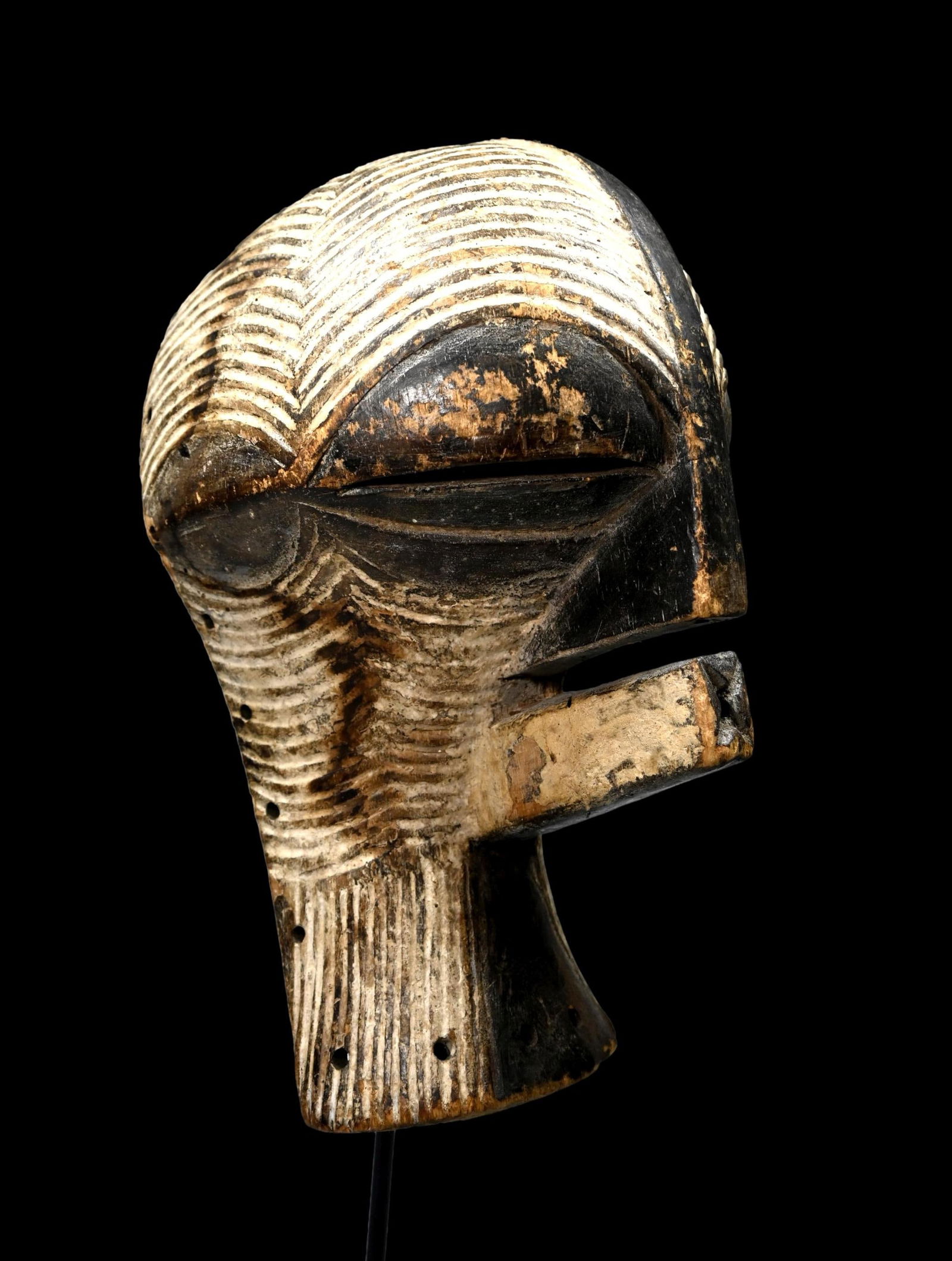 A Songye Kifwebe Female Mask Ex Dr Thompson Collection (1 of 7)
