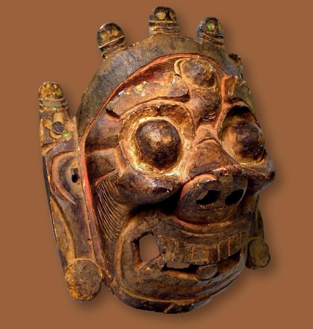 Mahakala Demon Mask from Tibet (1 of 7)