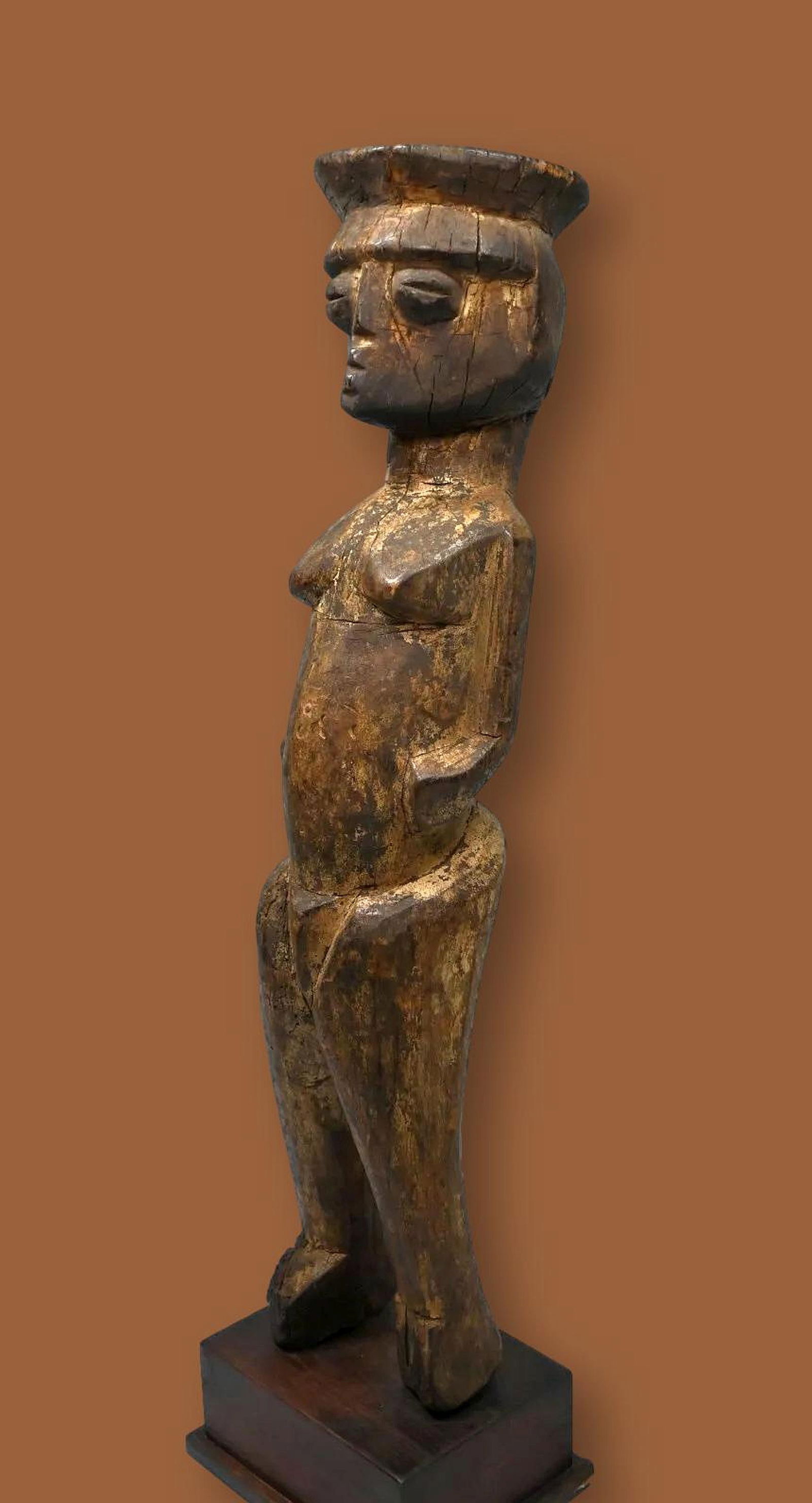 A Large Lobi Bateba Shrine Idol Ex Banks Collection (1 of 8)