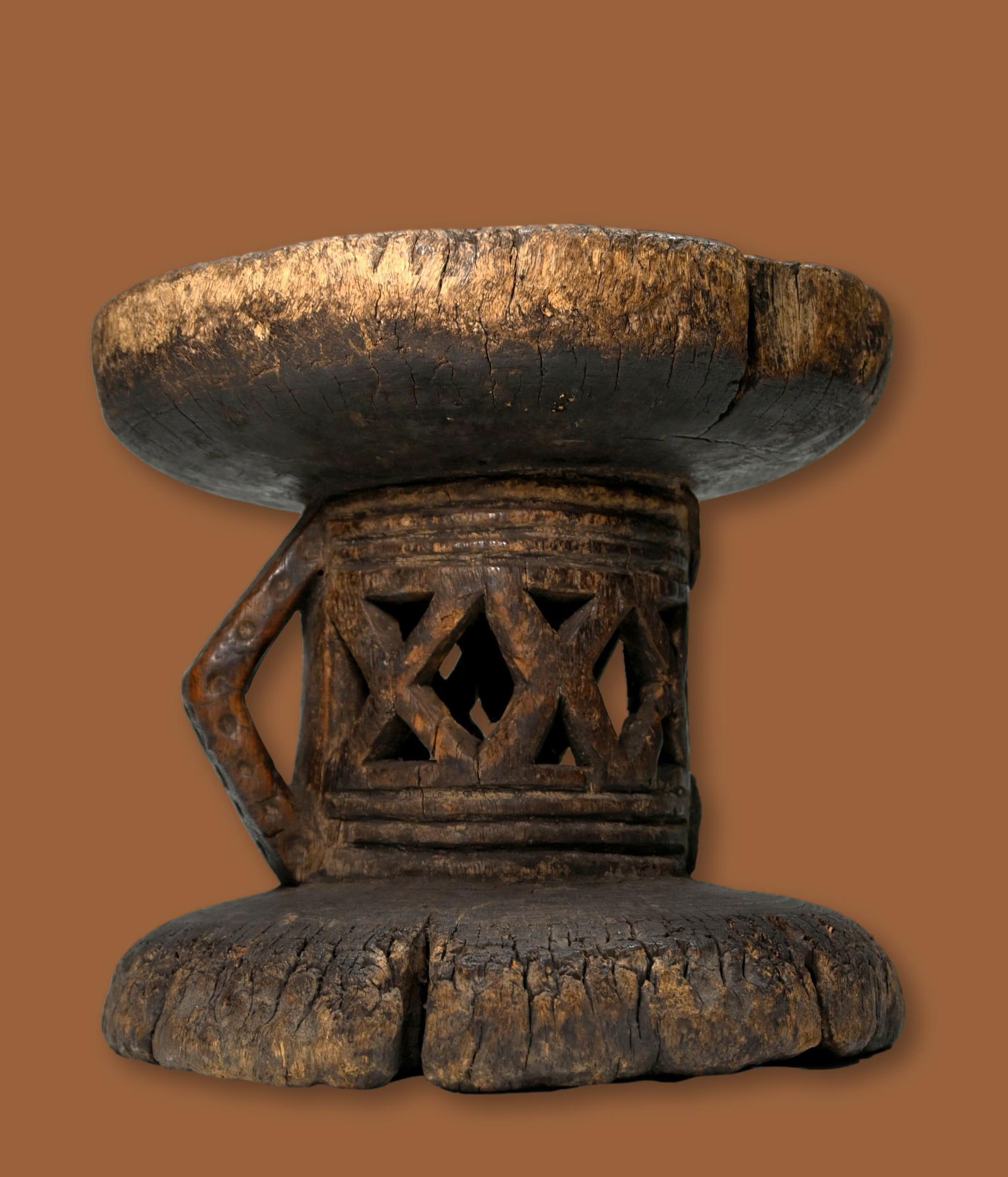 Ancient Lozi Stool Field Collected (1 of 8)