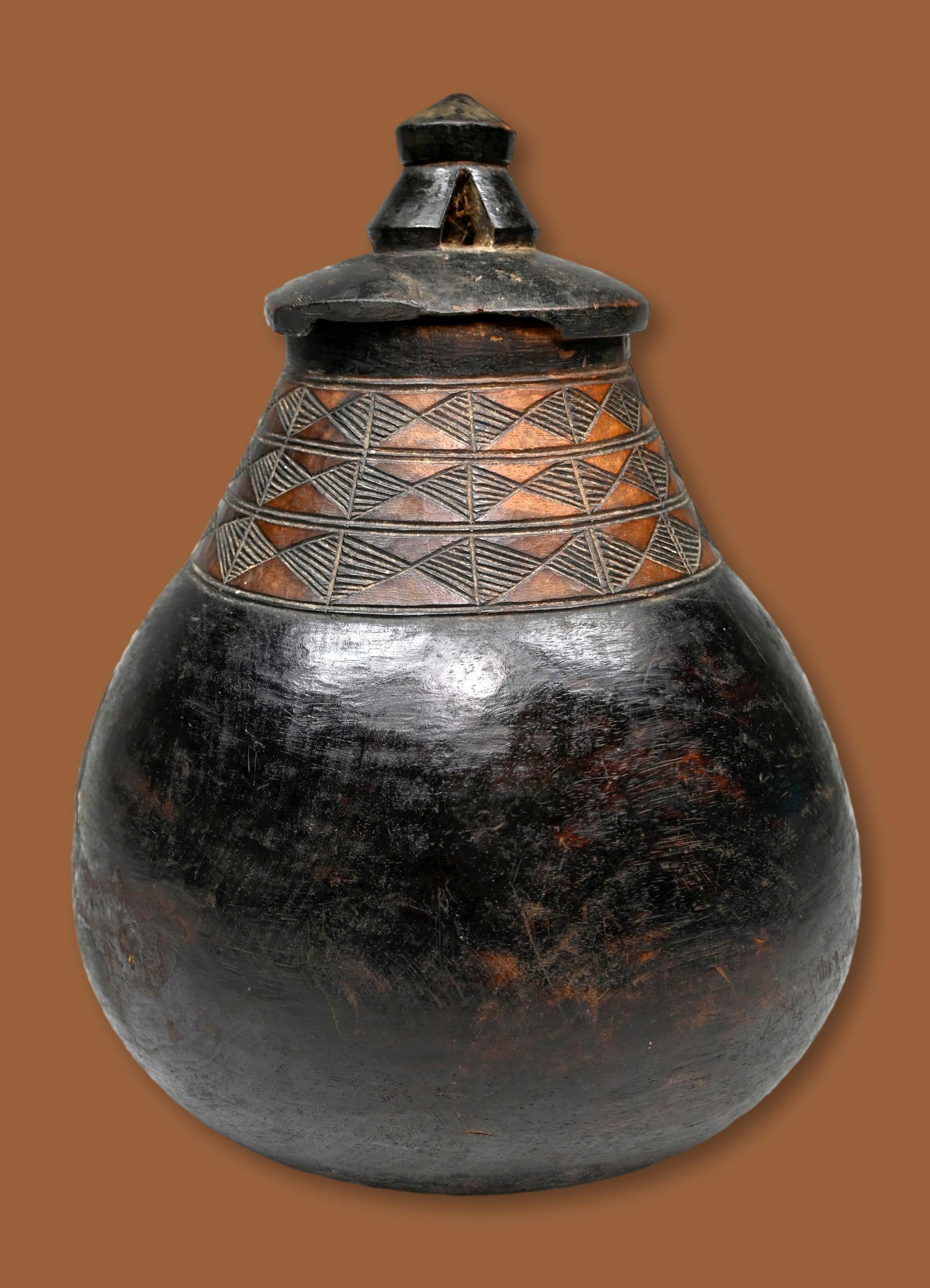 A Tall Lidded Lozi Container (1 of 5)
