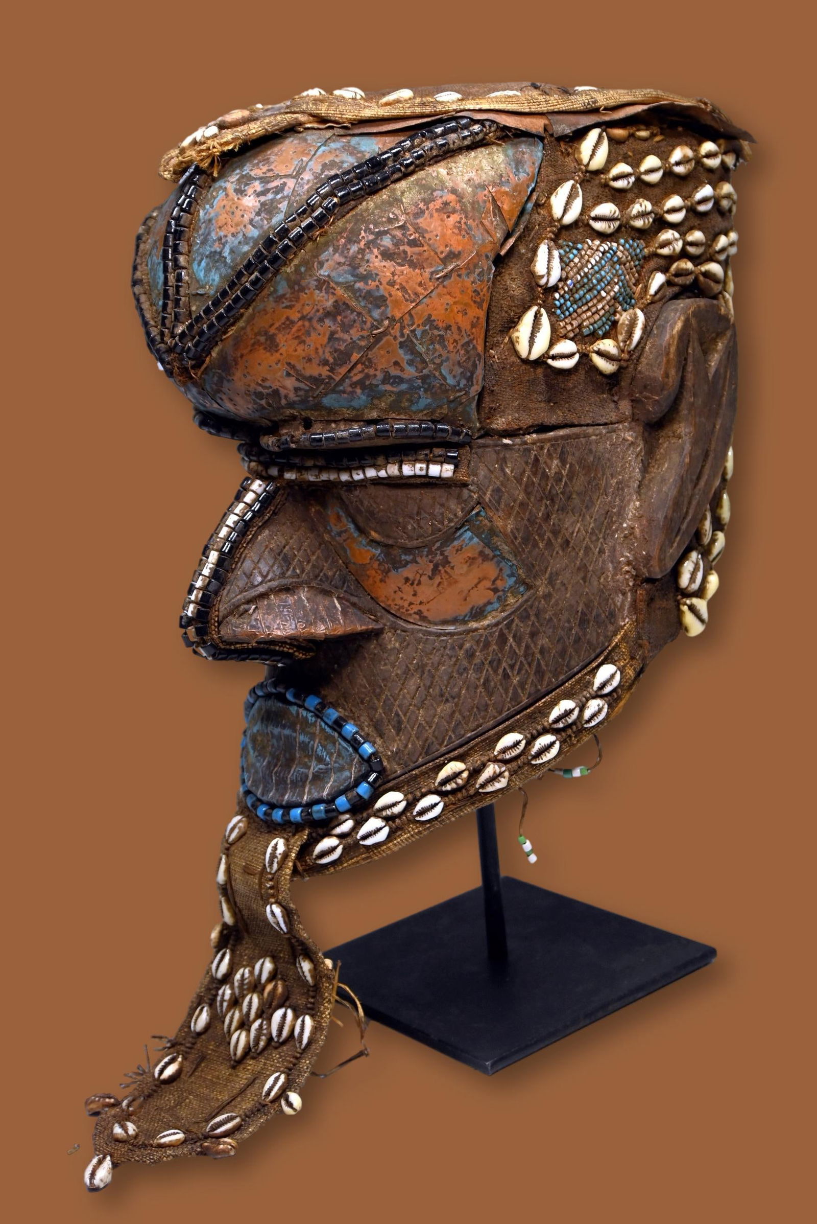 A Kuba Bwoom Ceremonial Mask Field Collected. (1 of 7)