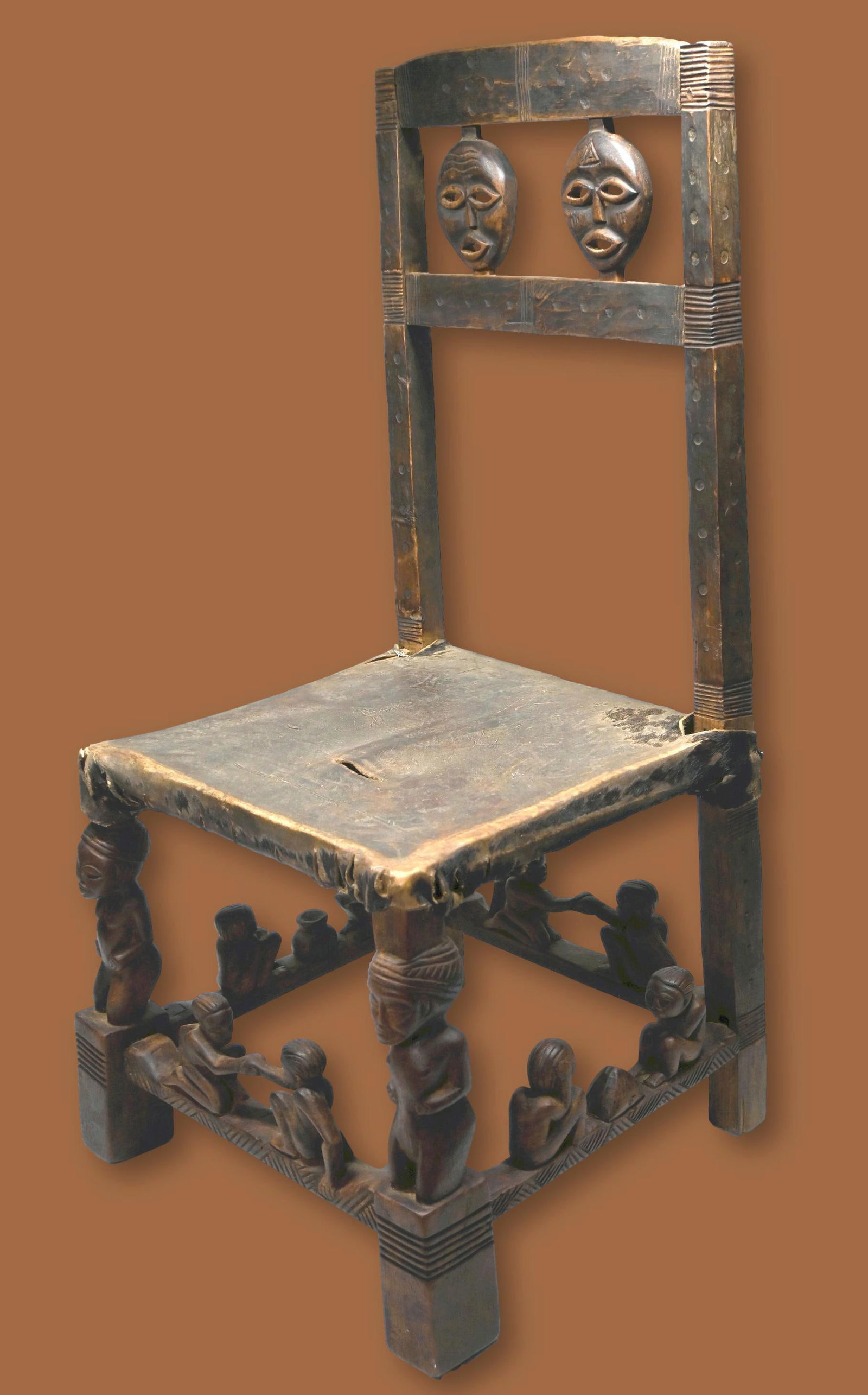 A Chokwe Chair Field Collected (1 of 8)