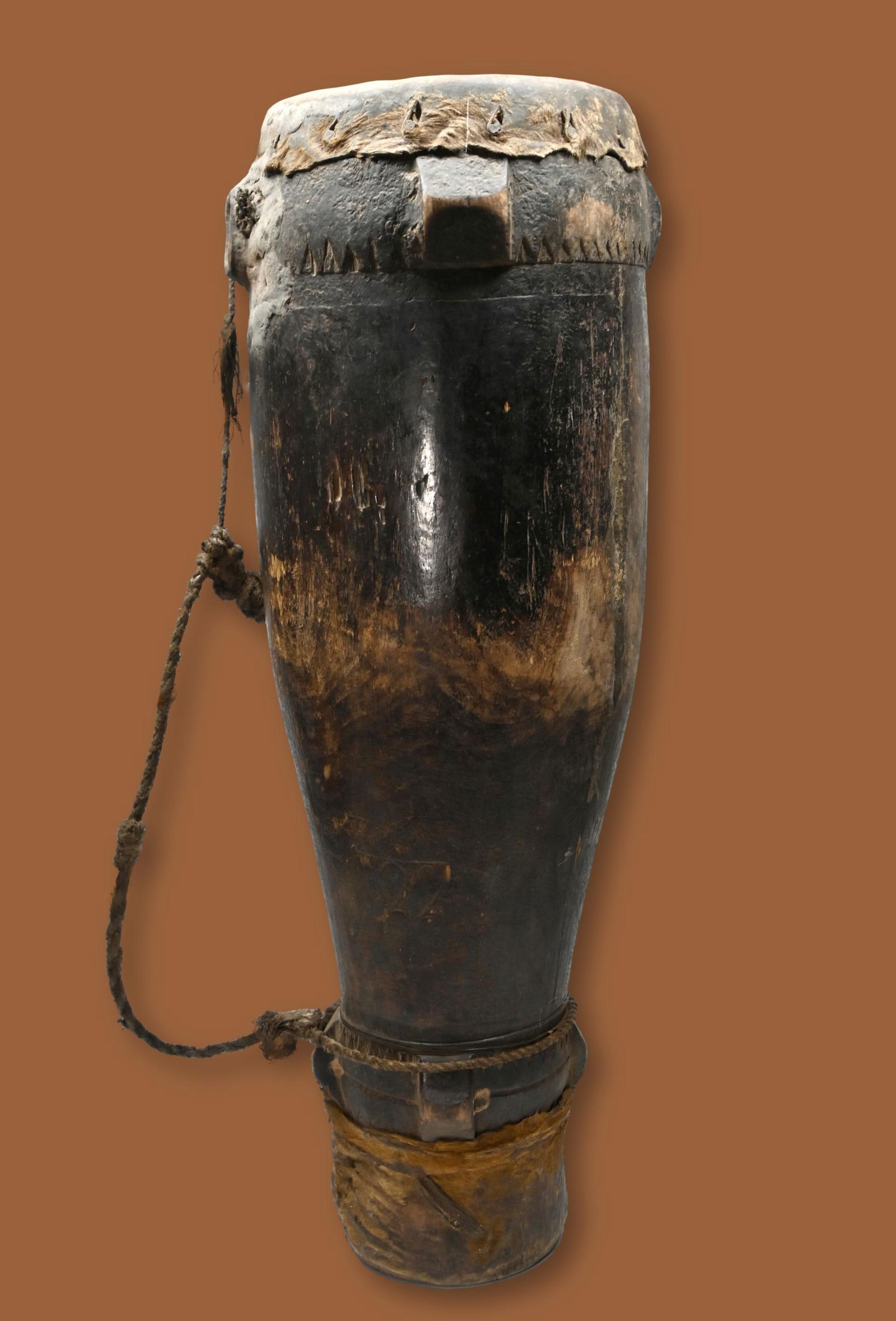 Large Luba Village Drum Field Collected (1 of 8)