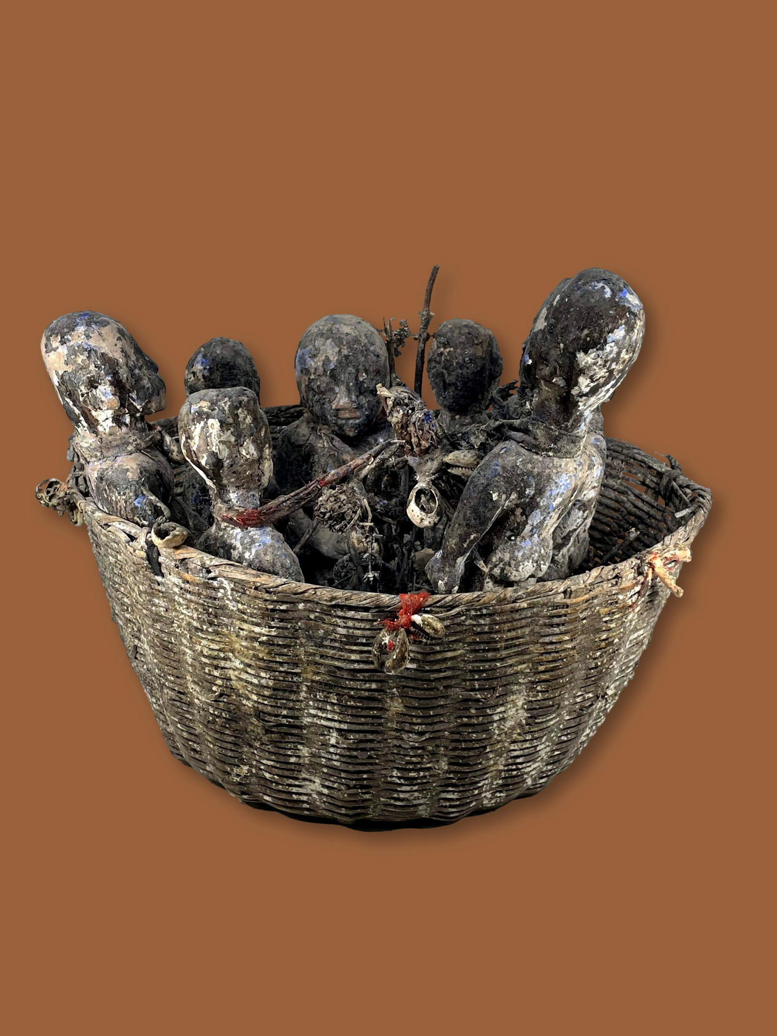 Ewe Magic Fetish Basket Ex Hargreaves Collection, UK (1 of 1)