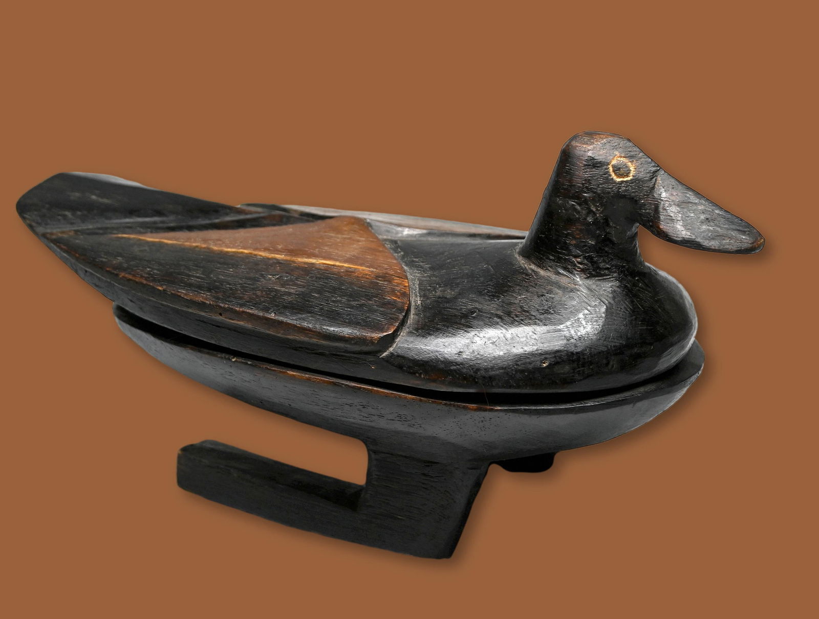 A Fine Lozi Duck Lidded Container (1 of 7)