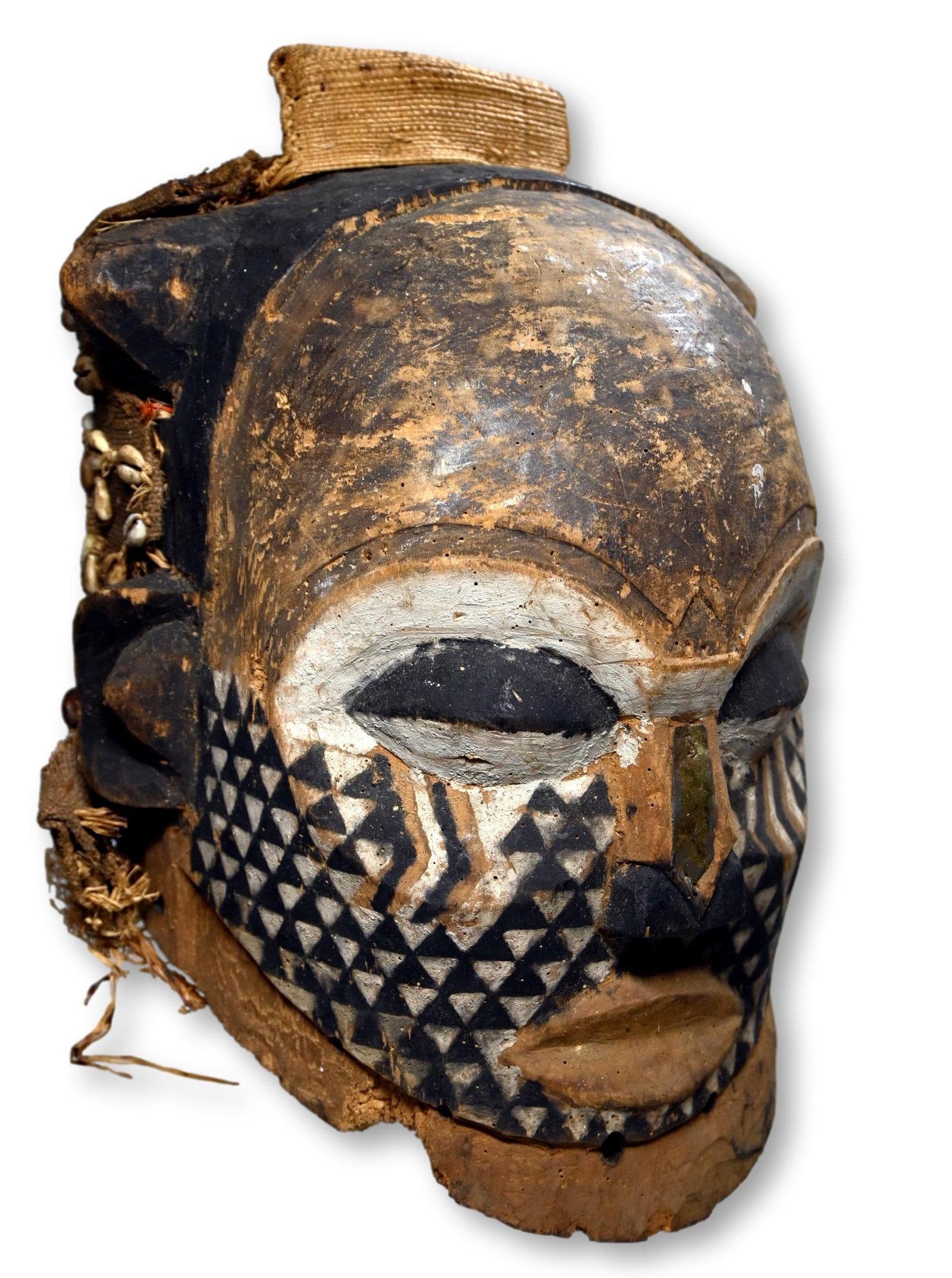 A Kuba Helmet African Mask (1 of 1)