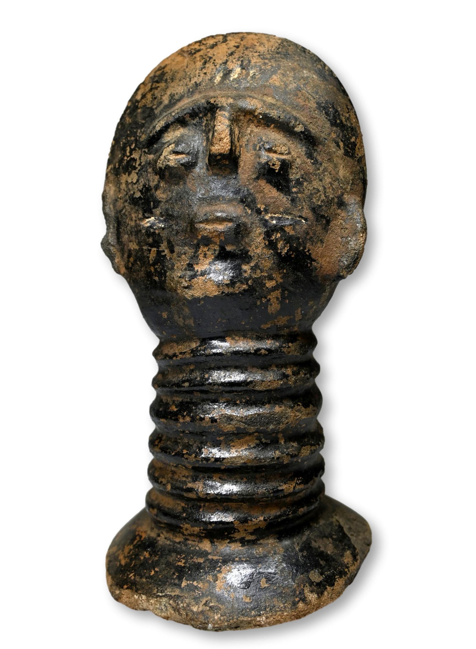 Ashanti Terracotta Memorial Head Ex Blockson Collection (1 of 1)