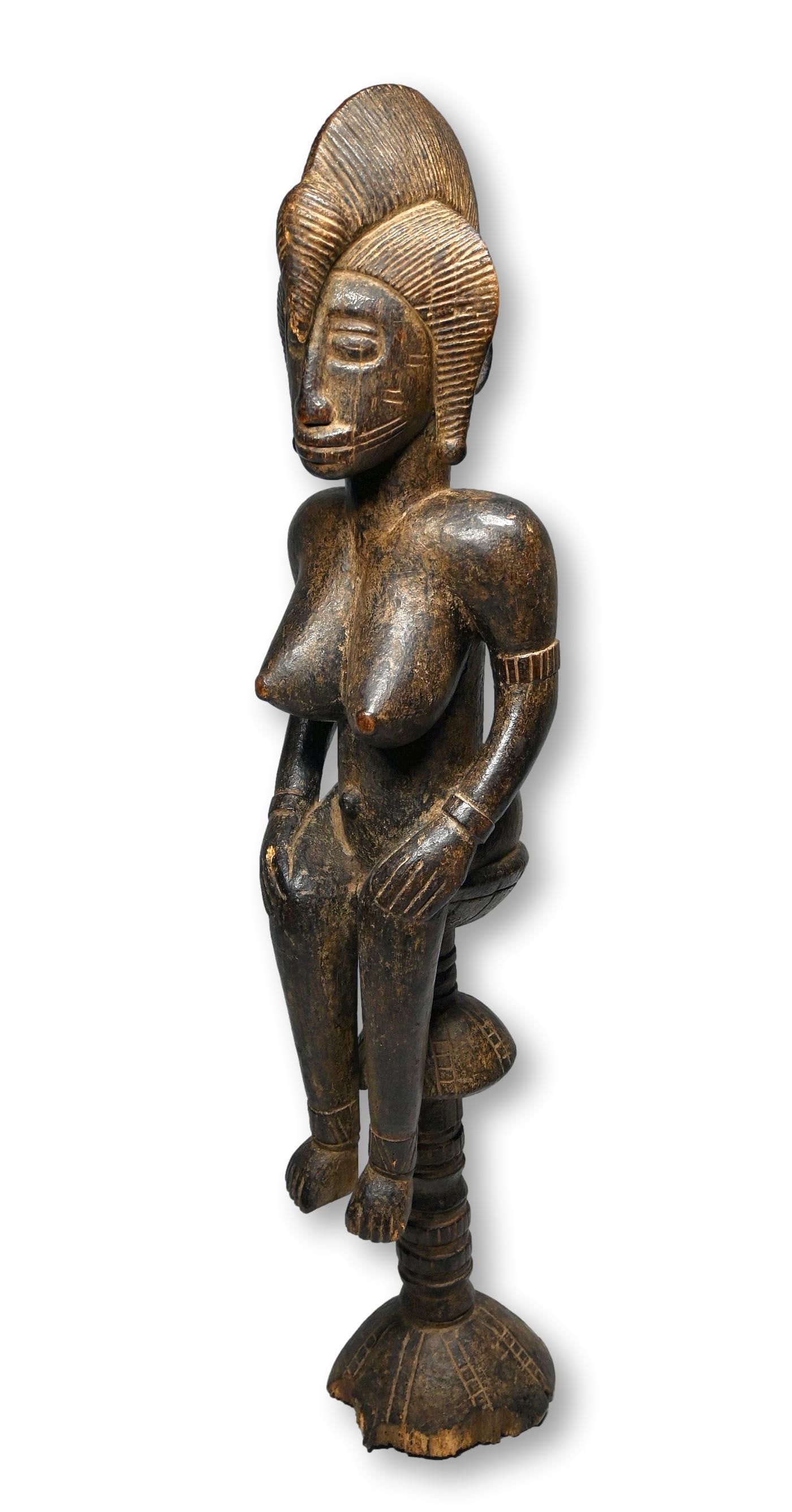 A Finely Carved Senufo Female Sculpture (1 of 11)