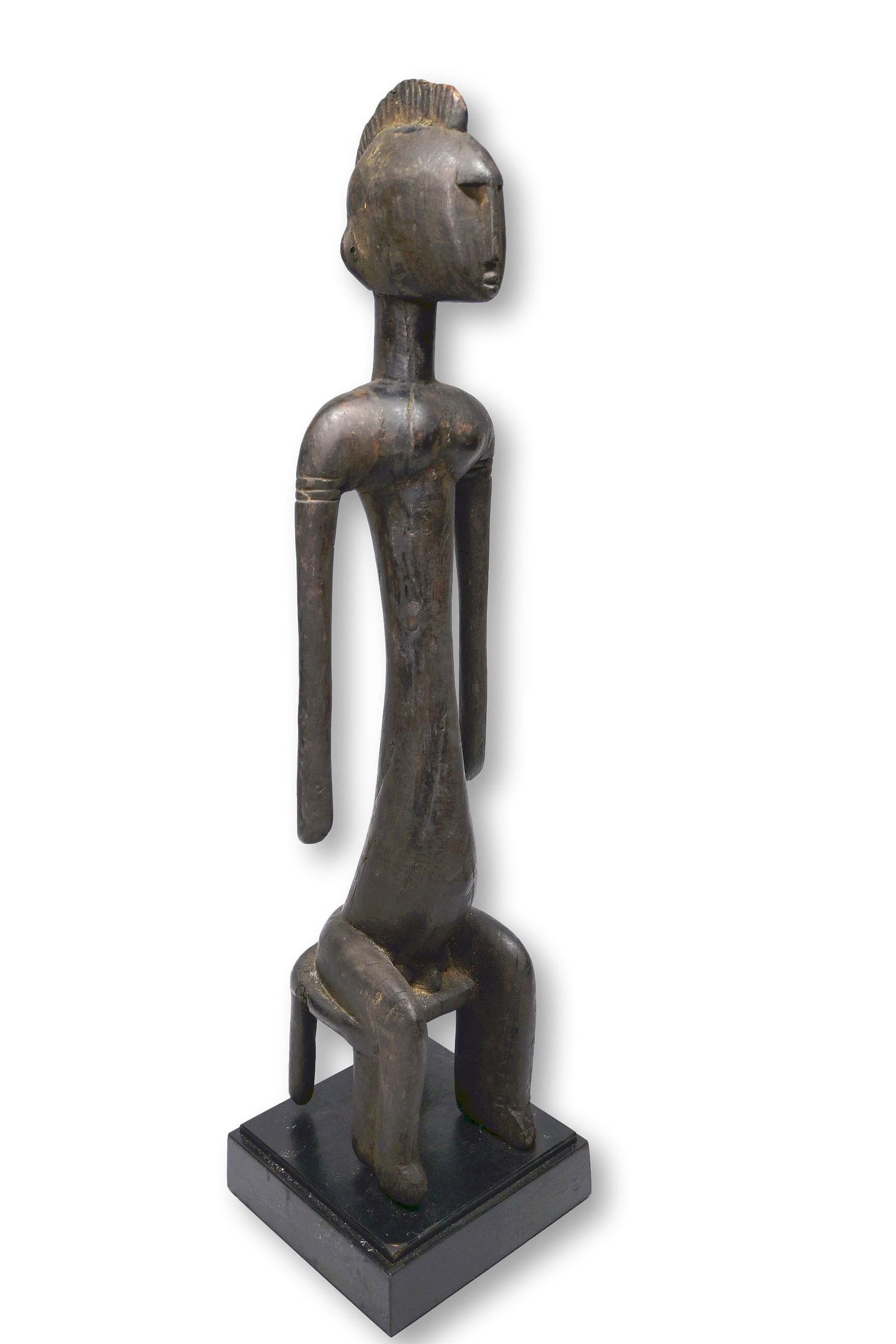 A Bamana Seated Male Sculpture Ex Levitt Collection (1 of 7)
