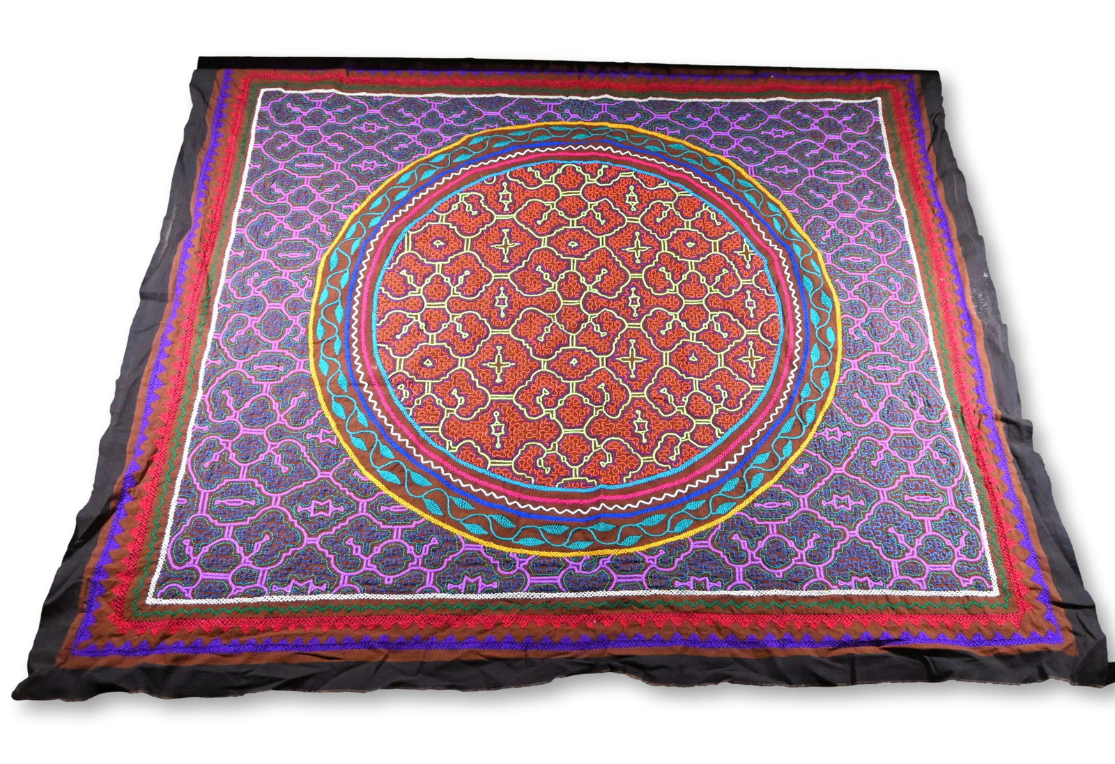 A Large Ceremonial Ayahuasca Wall Hanging (1 of 4)