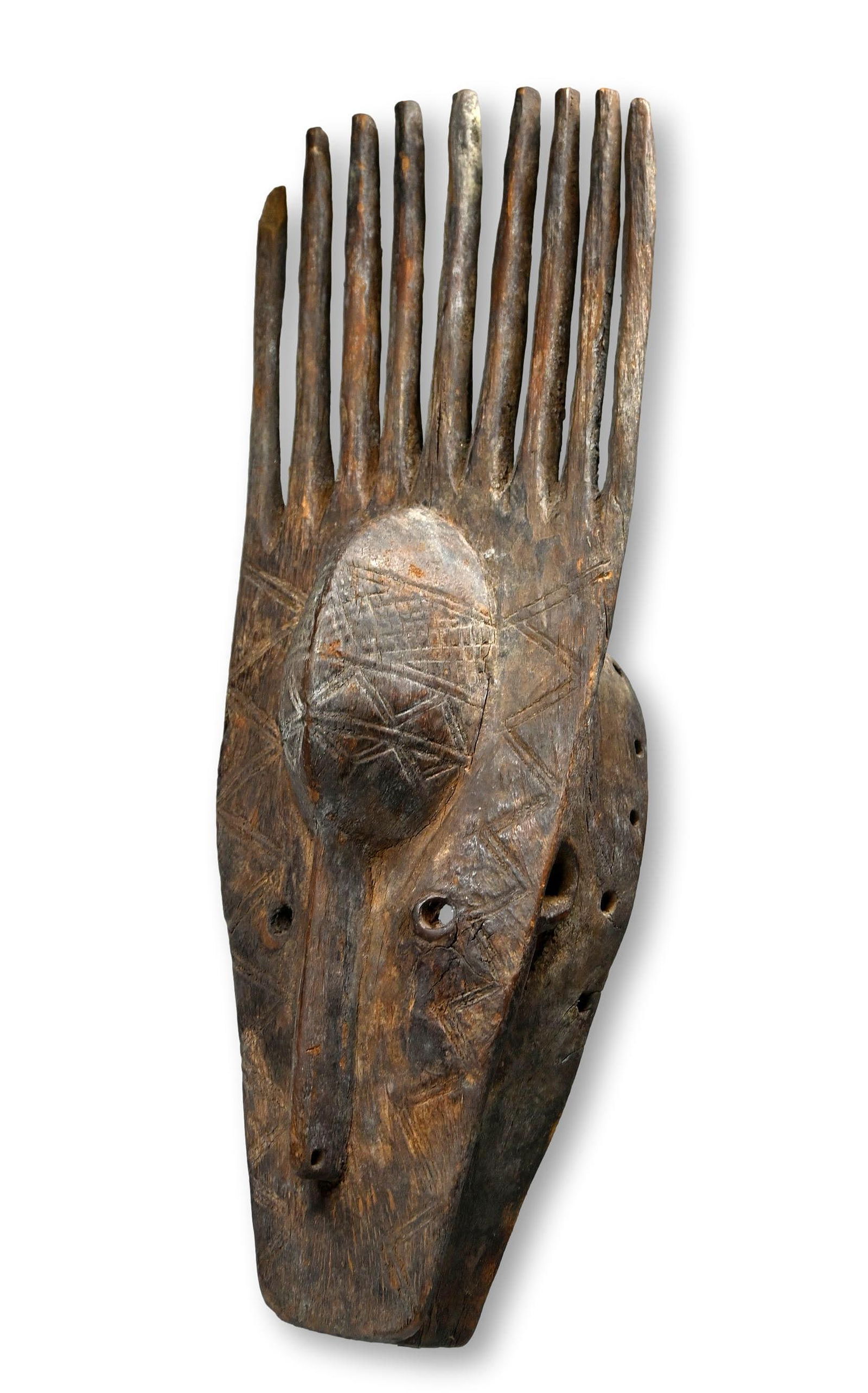 A Bamana Ntomo Ceremonial Mask (1 of 8)