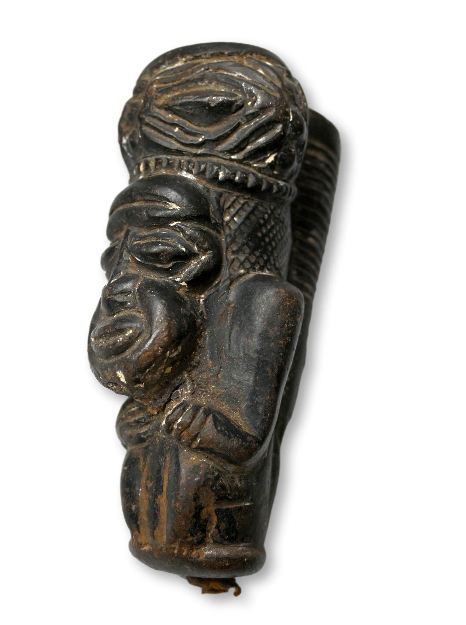 A Cameroon Grasslands Clay Pipe Bowl (1 of 4)