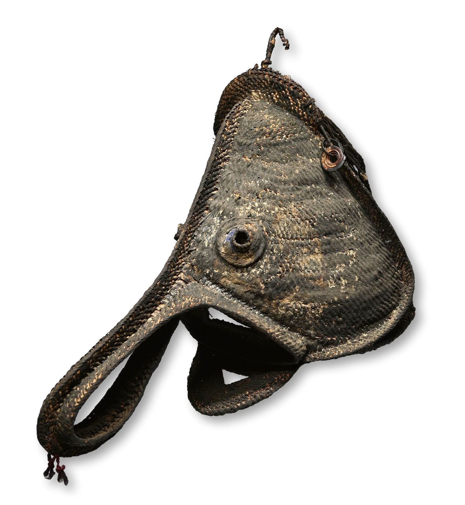 A Tumbuan Bush Bird Basketry Mask (1 of 8)