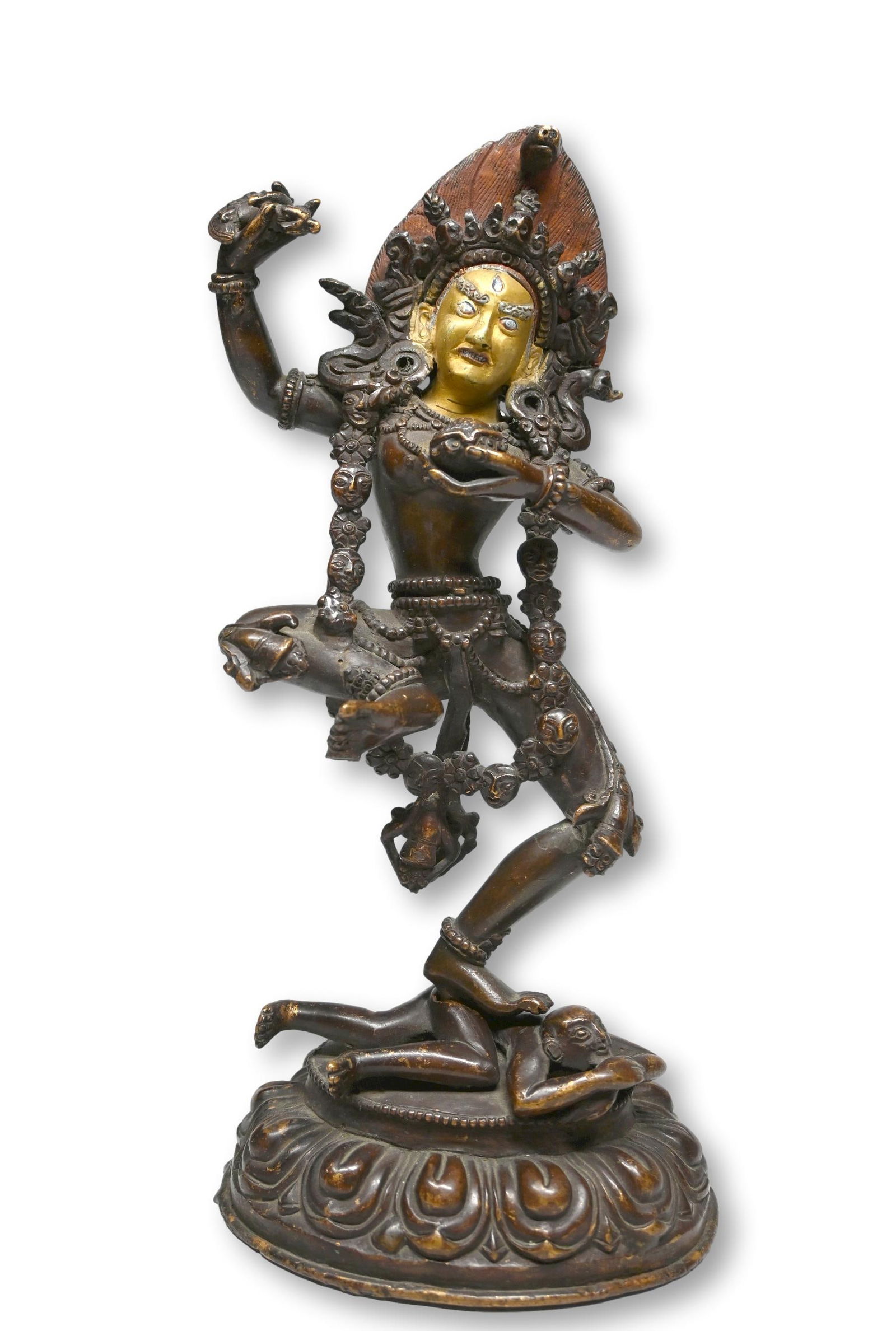 Tibetan Wrathful Dakini Bronze Sculpture (1 of 8)