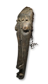 Kuba Ngeende Nyibita Elongated African Mask