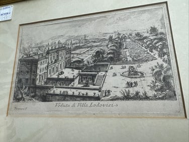 1748 Etching of Rome