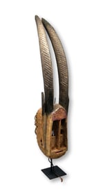 A Tall Dogon Walu Antelope Mask Ex Banks Collection
