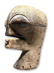 A Songye Kifwebe Female Dance Mask