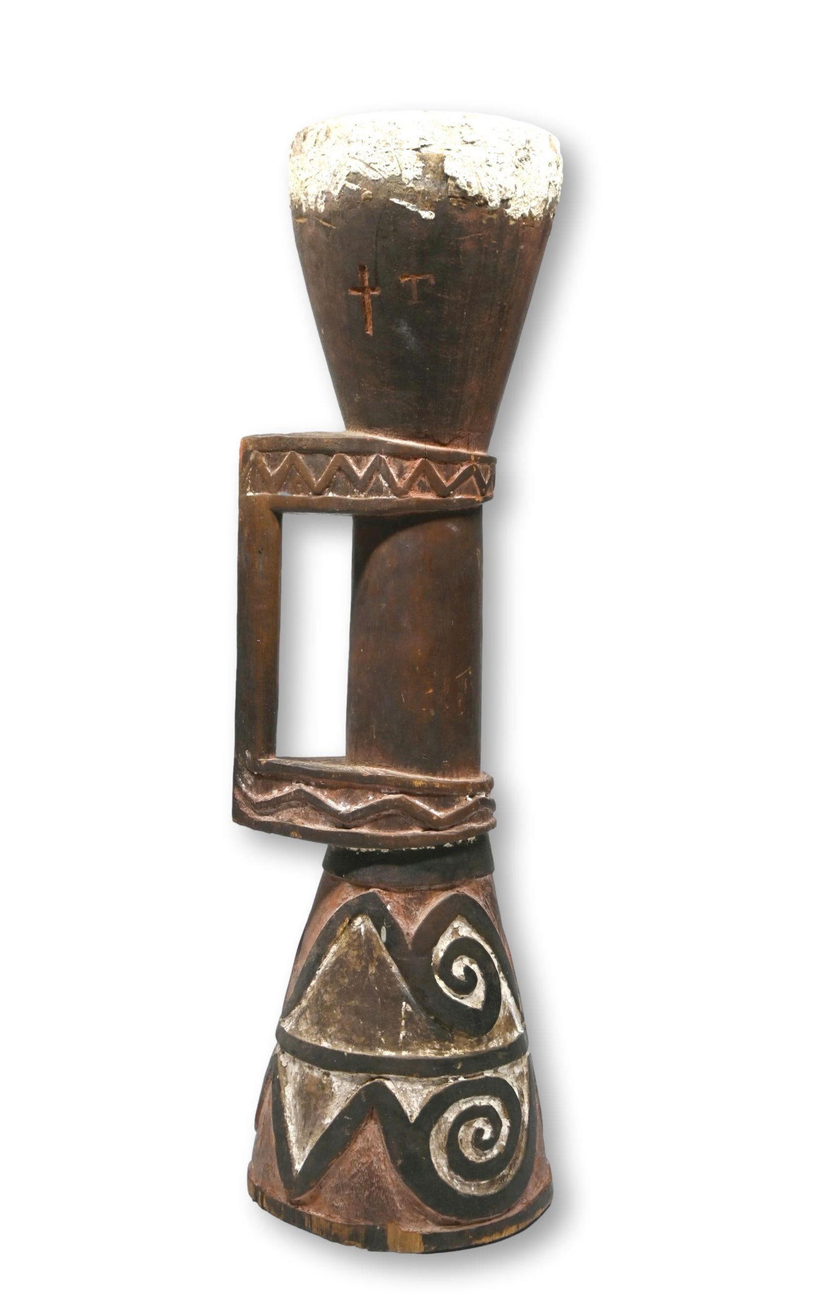 A Rare Marind Anim Kundu Drum (1 of 1)