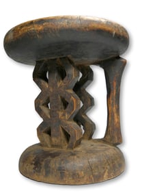 A Large Lozi Stool Field Collected