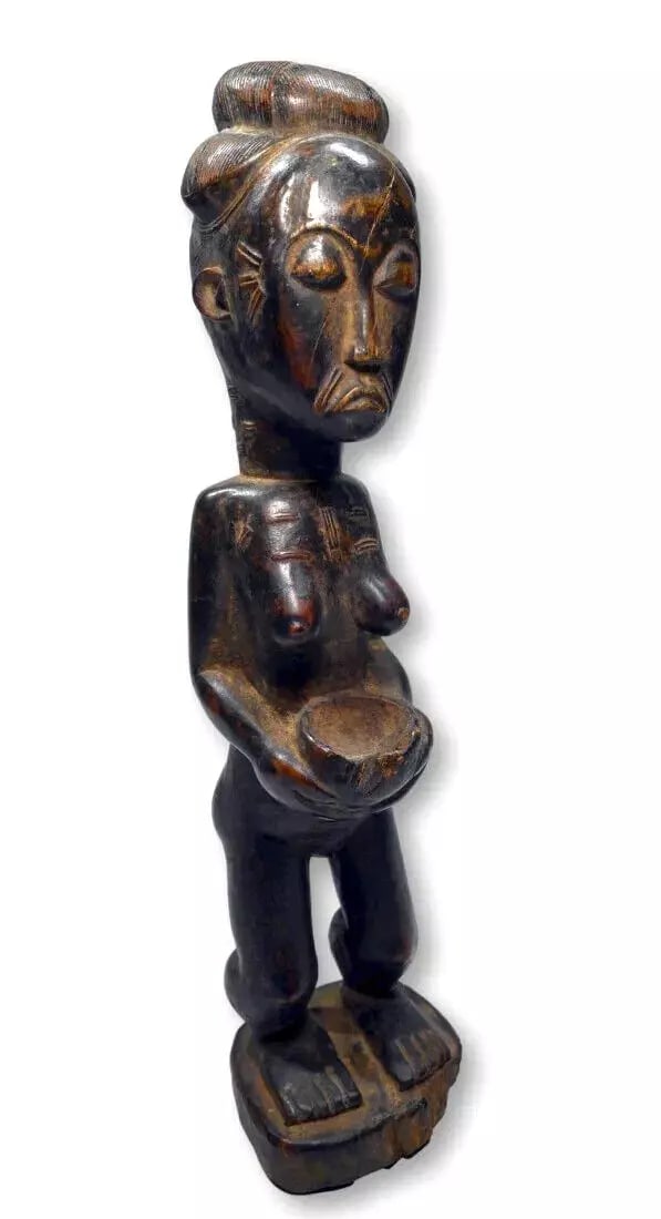 A Baule female Sculpture Ex Banks Collection (1 of 6)