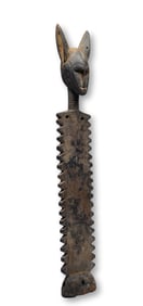 A Bamana Chiwara Headdress in ZigZag Form