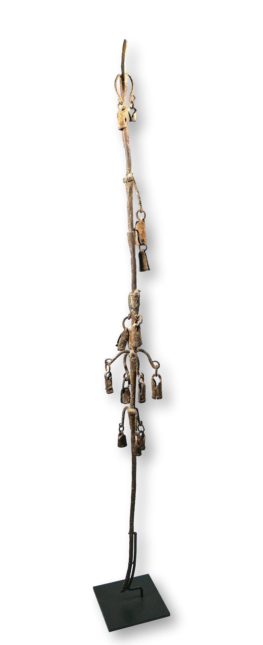 Dogon Ritual Iron Staff with 14 bells Ex Kahan Gallery (1 of 8)