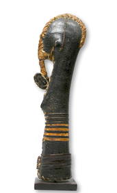 A Leather Covered Mossi Doll Ex Thomas Wheelock Collection (1 of 4)