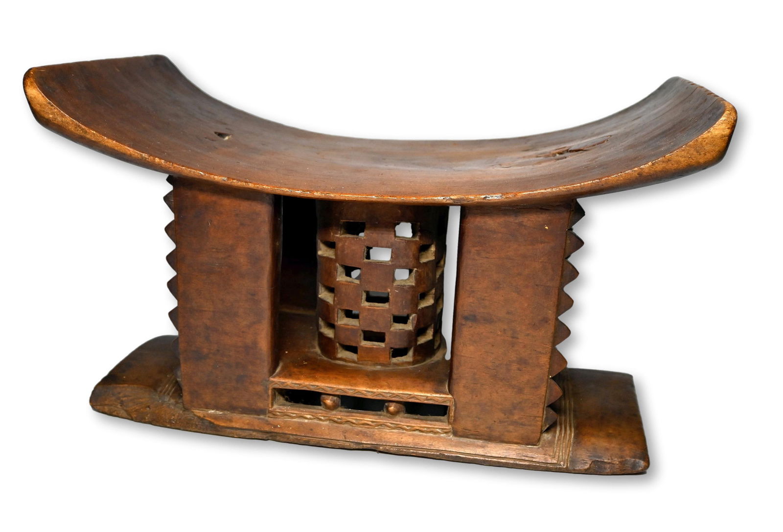 A Fine Old Ashanti Stool Ex Al Gordon (1 of 6)