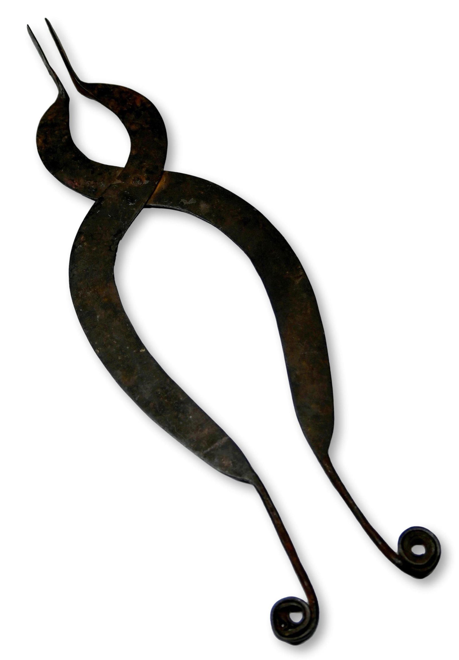 A Pair of Mumuye Iron Tongs (1 of 5)