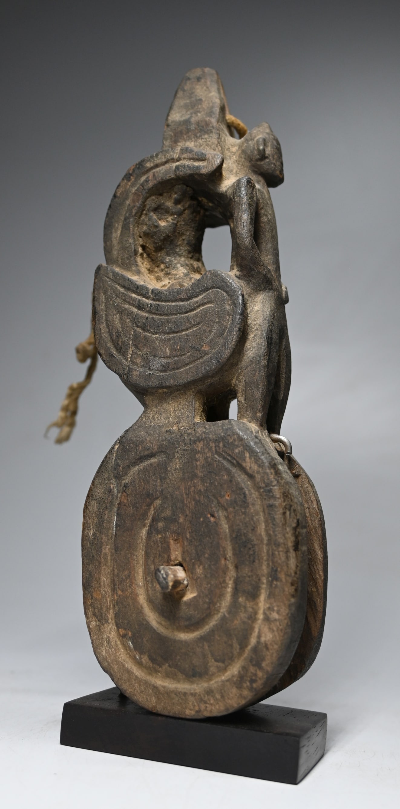 Loom Pulley with Buddha Image from Nepal (1 of 6)