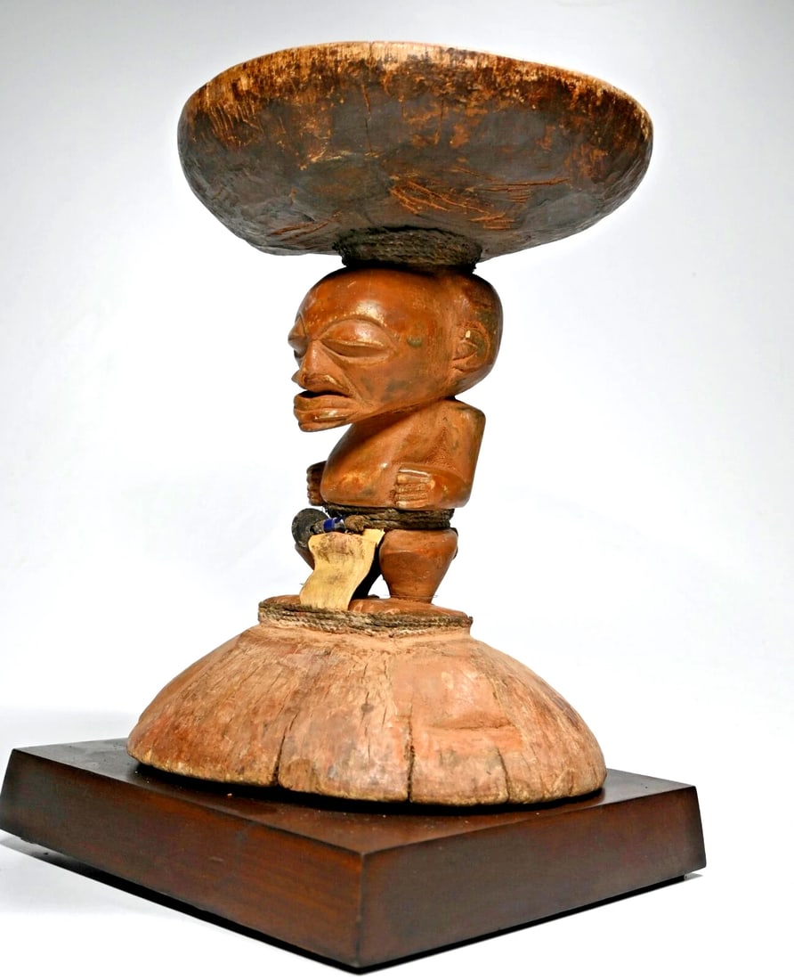 A Songye Prestige Stool Field Collected (1 of 4)