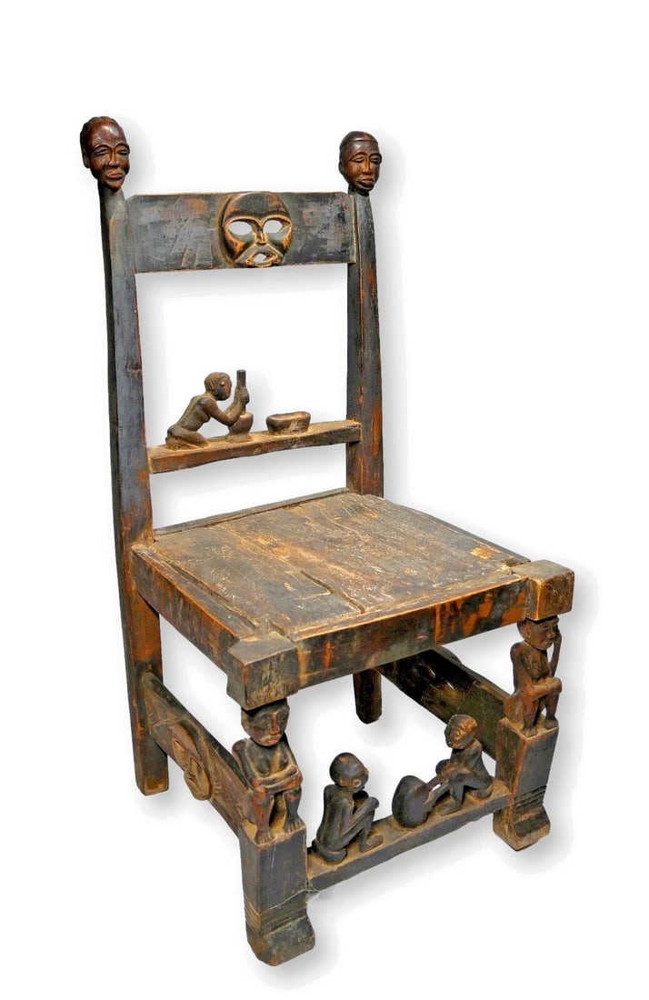 A Chokwe Chair, Field Collected (1 of 9)