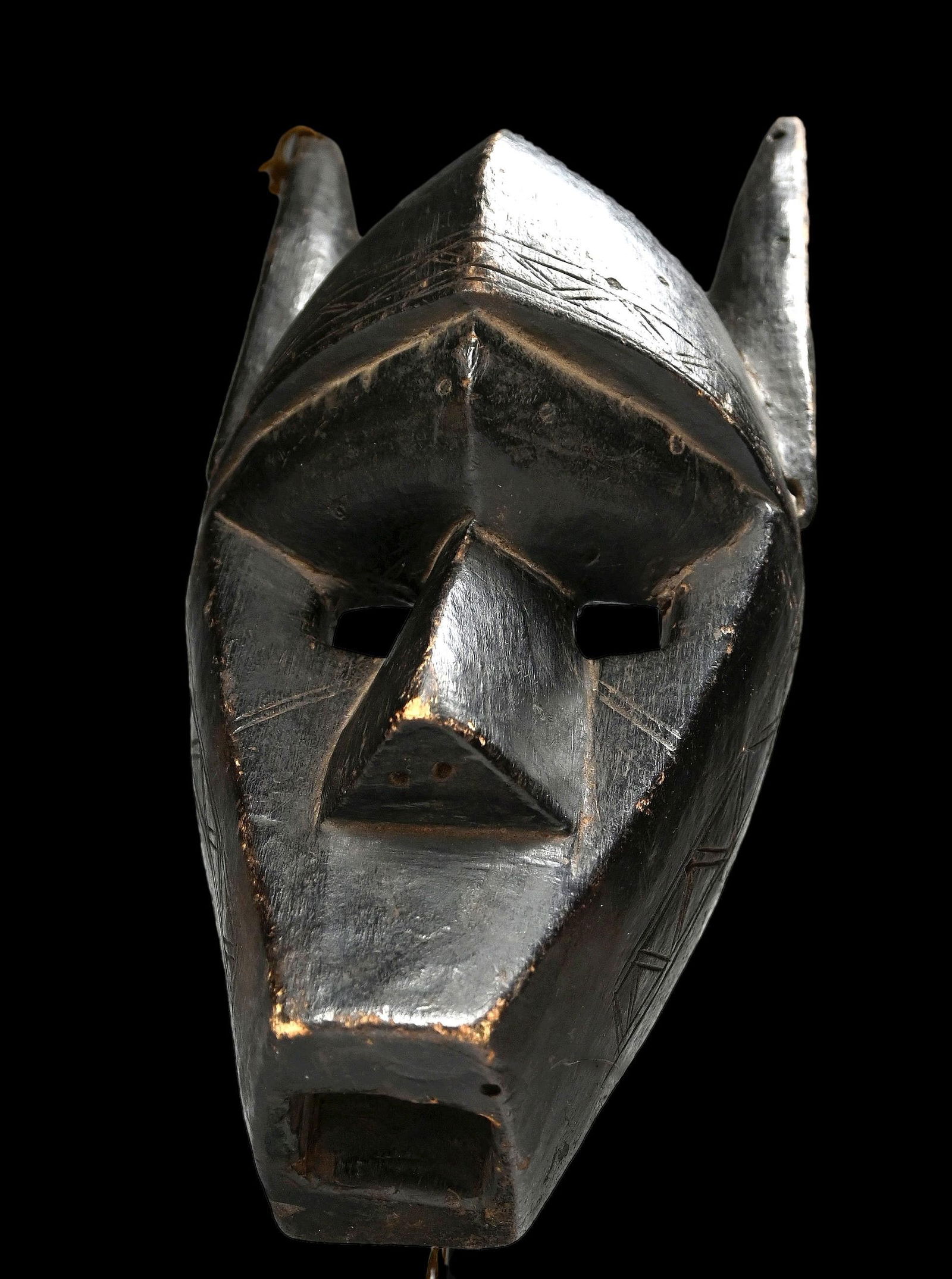 A Bamana Kore Society Hyena Mask (1 of 8)
