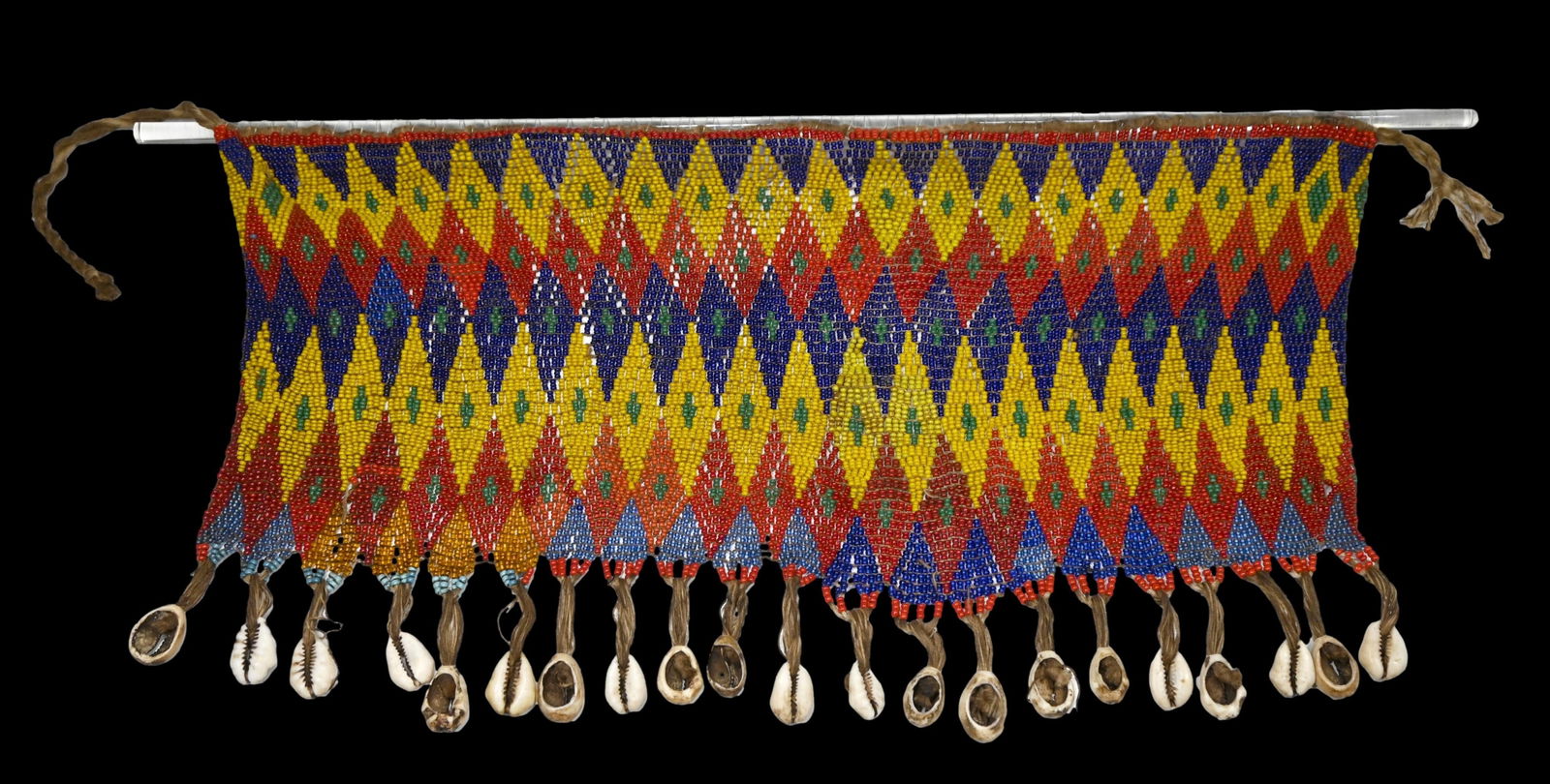 Antique Kirdi Beaded Apron Panel (1 of 3)