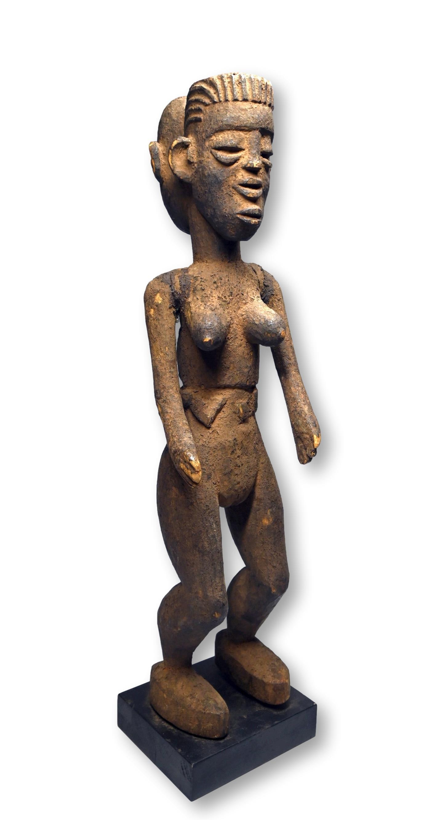 A Lobi Janiform Female sculpture with 2 Mouths (1 of 6)