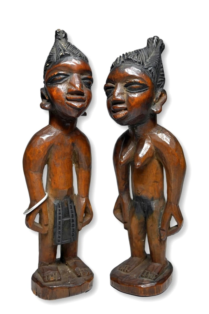 A Mated Pair of Yoruba Sculptures (1 of 6)