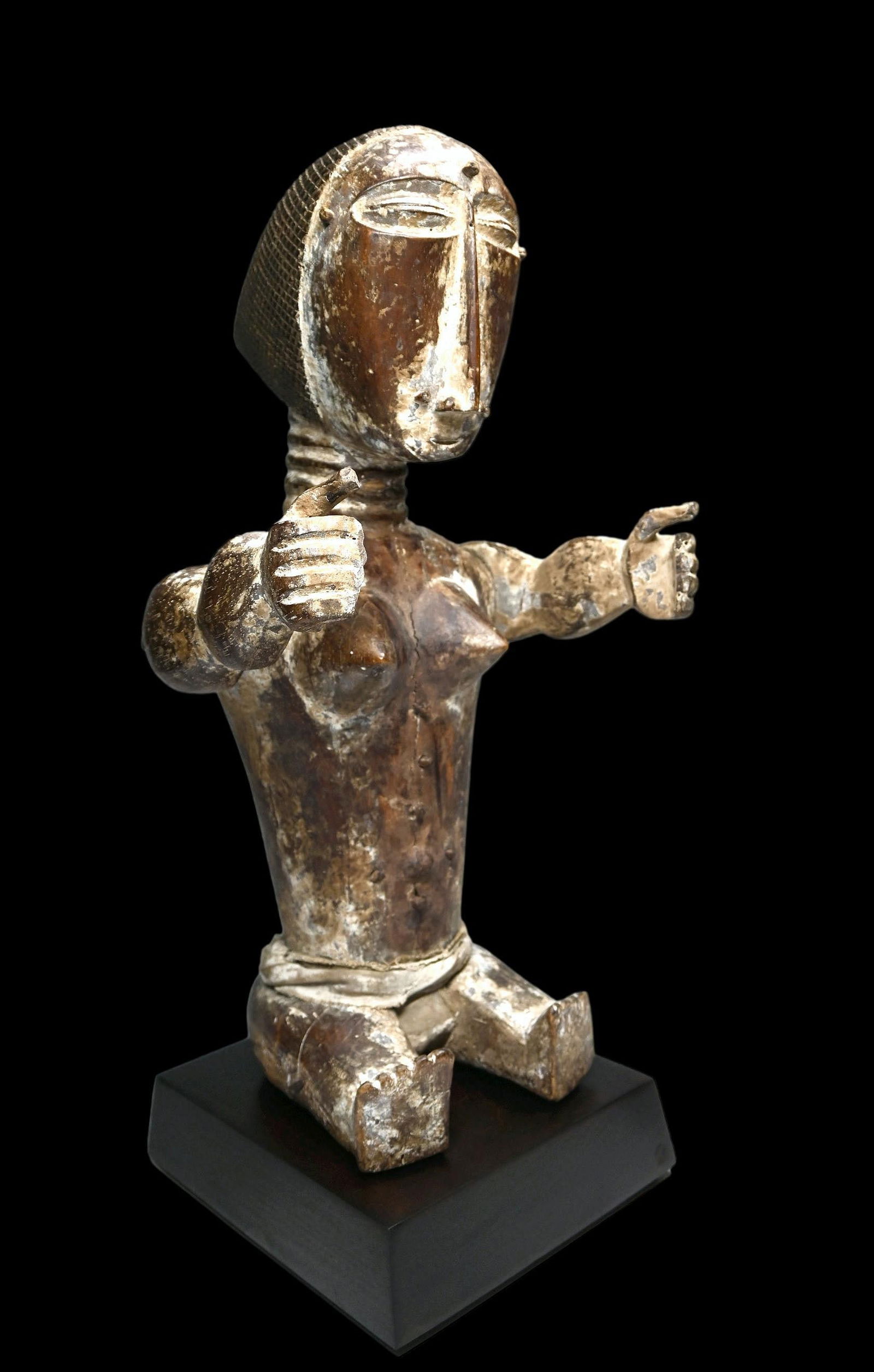 Attie Seated Female Sculpture (1 of 9)