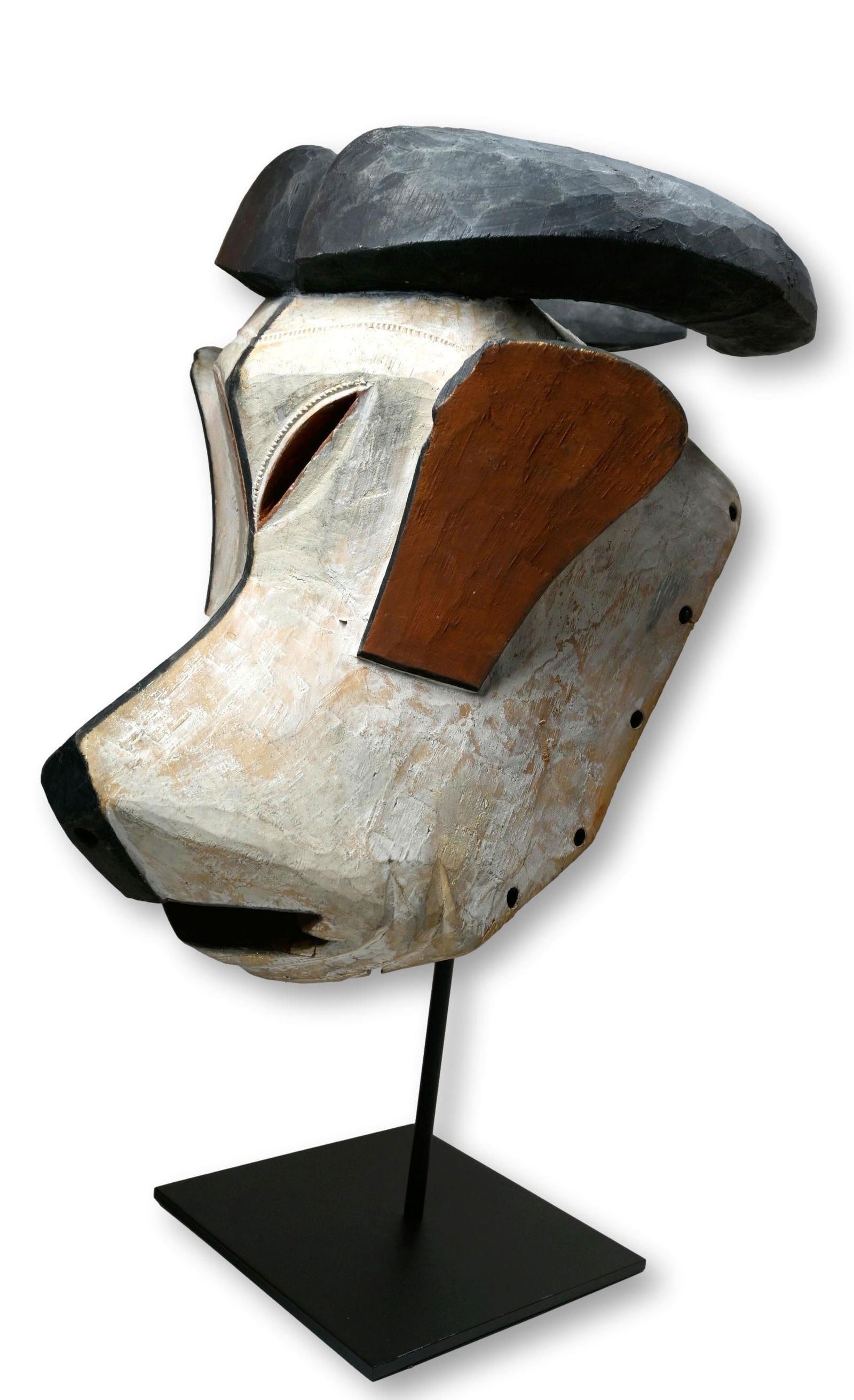 A Kwele Bush Cow Mask (1 of 6)