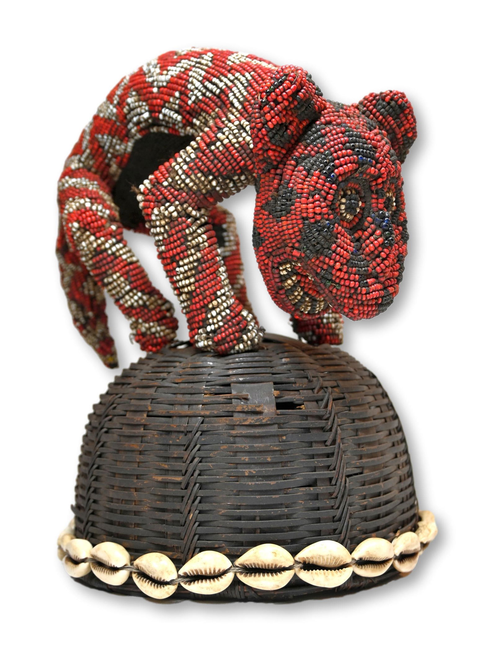 A Beaded Bamun Leopard Cap (1 of 5)