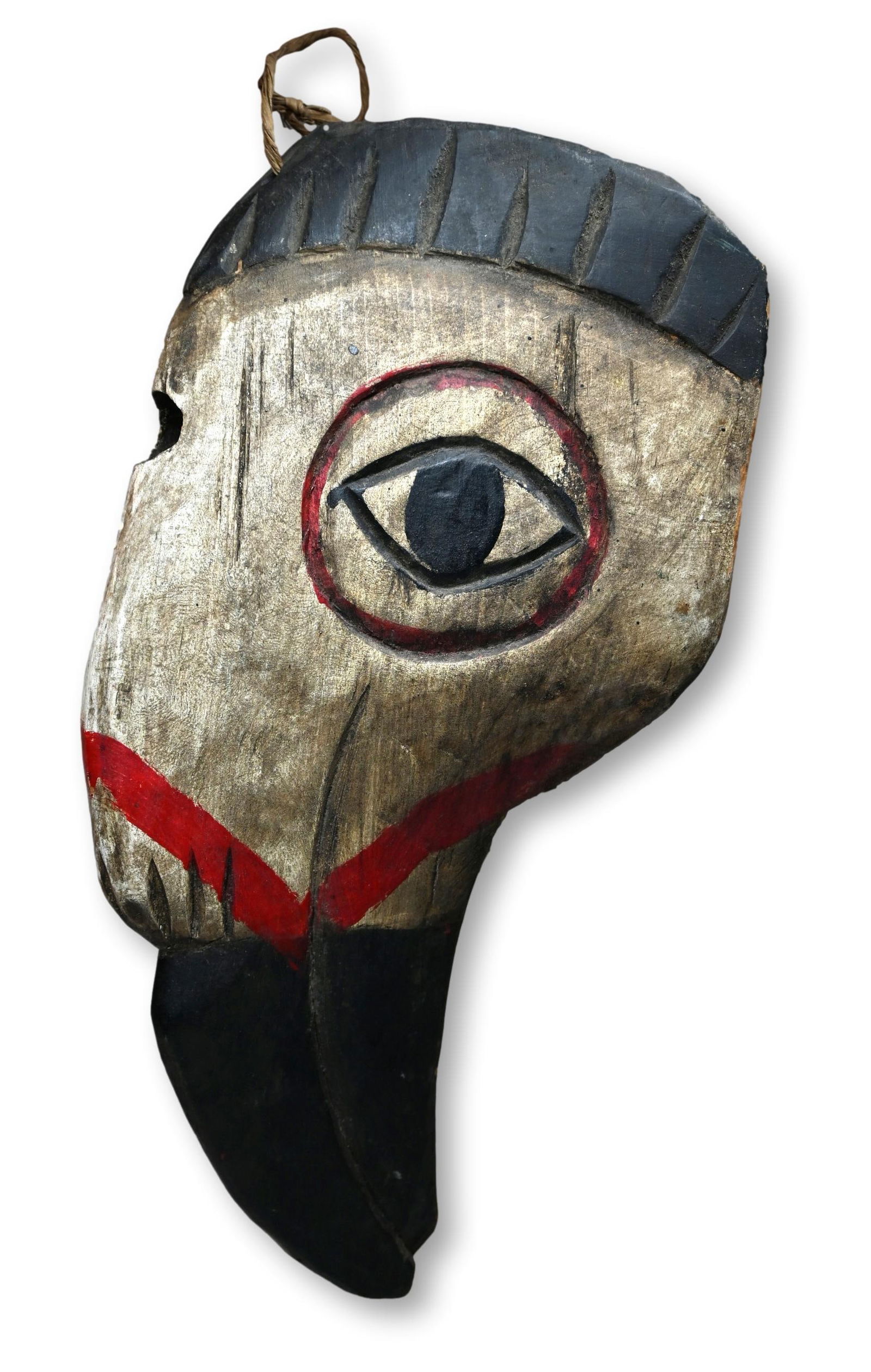 A Mexican Folk Art Bird Mask (1 of 5)