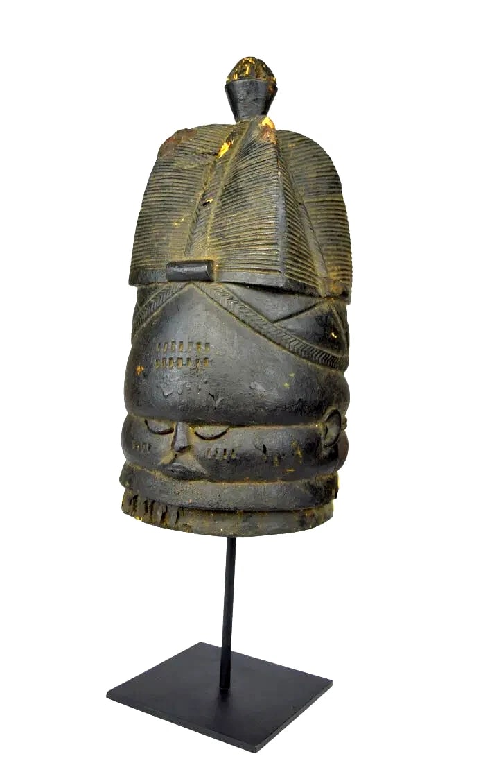 A Mende Sowei Mask Ex Sheinberg Collection (1 of 9)